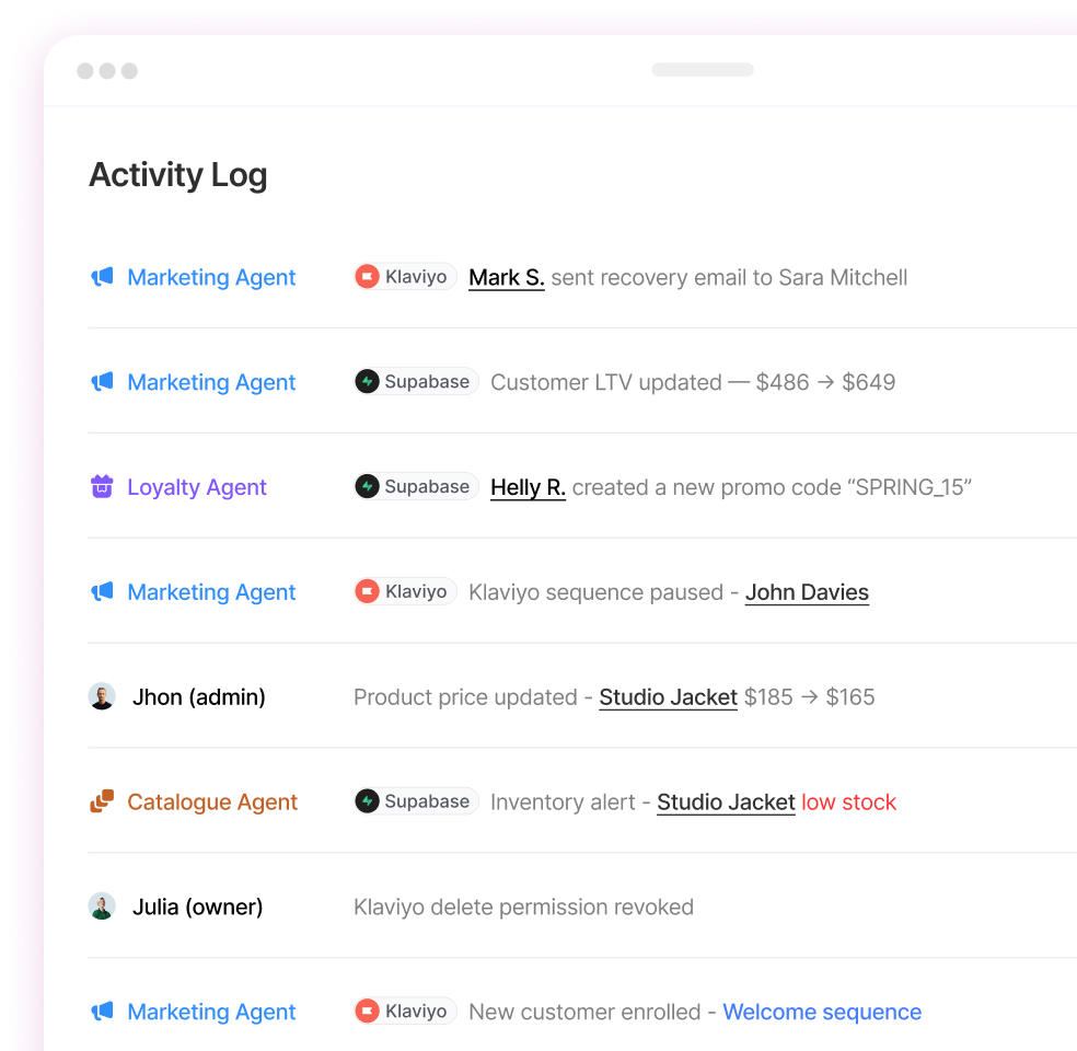 Preview of the Audit every decision feature